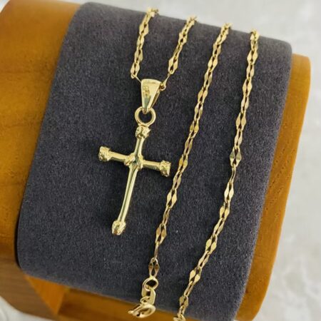 Fine 14k gold necklace 45cm 26Ja39F