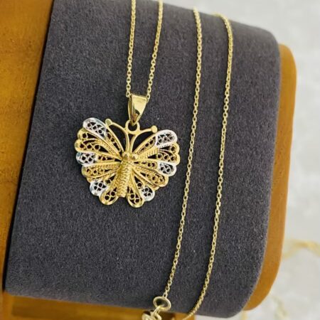 Fine 14k gold necklace 45cm 26Ja39A