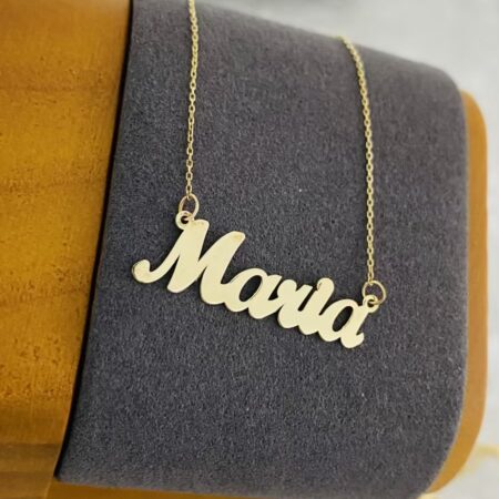 Fine 14k gold Maria necklace 26Ja39H