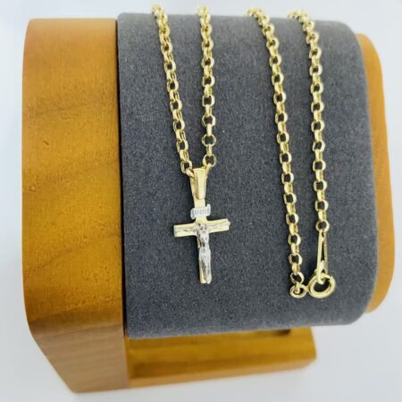 Fine 14k gold necklace 40cm 26Feb05