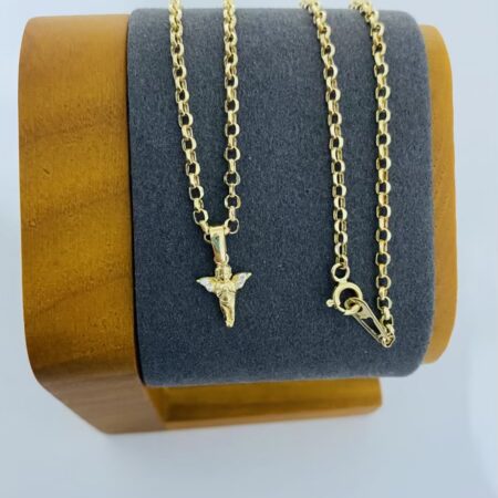 Fine 14k gold necklace 40cm 26Feb06