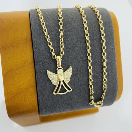 Fine 14k gold necklace 40cm 26Feb07