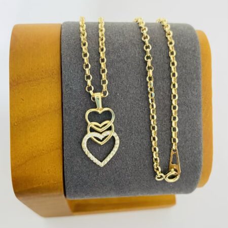 Fine 14k gold necklace 45cm 26Feb10AB