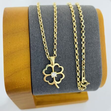 Fine 14k gold necklace 50cm 26Feb11S