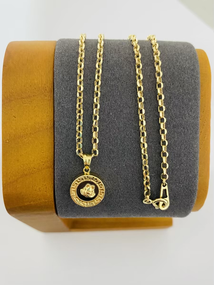 Fine 14k gold necklace 53cm 26Feb14