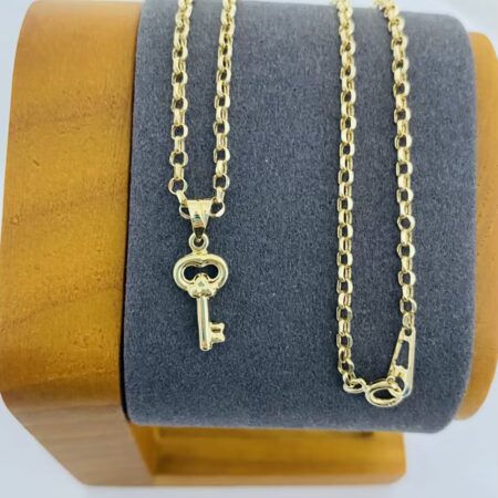 Fine 14k gold necklace 50cm 26Feb15