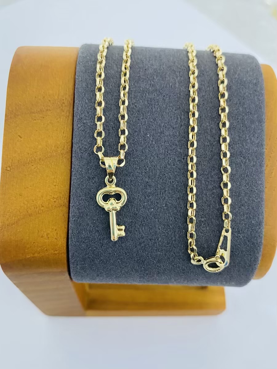 Fine 14k gold necklace 50cm 26Feb15