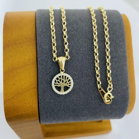Fine 14k gold necklace 50cm 26Feb19
