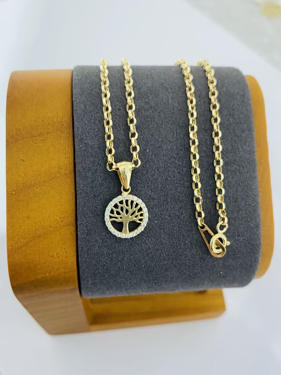 Fine 14k gold necklace 50cm 26Feb19