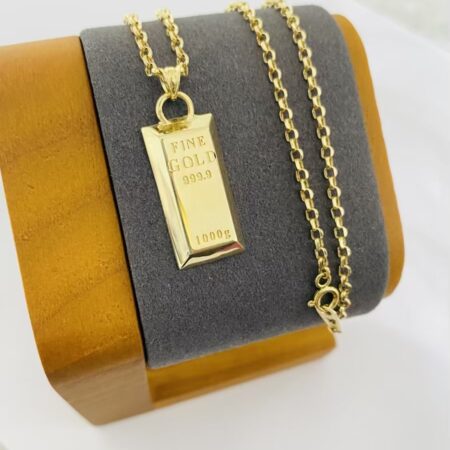 Fine 14k gold necklace 50cm 26Feb22