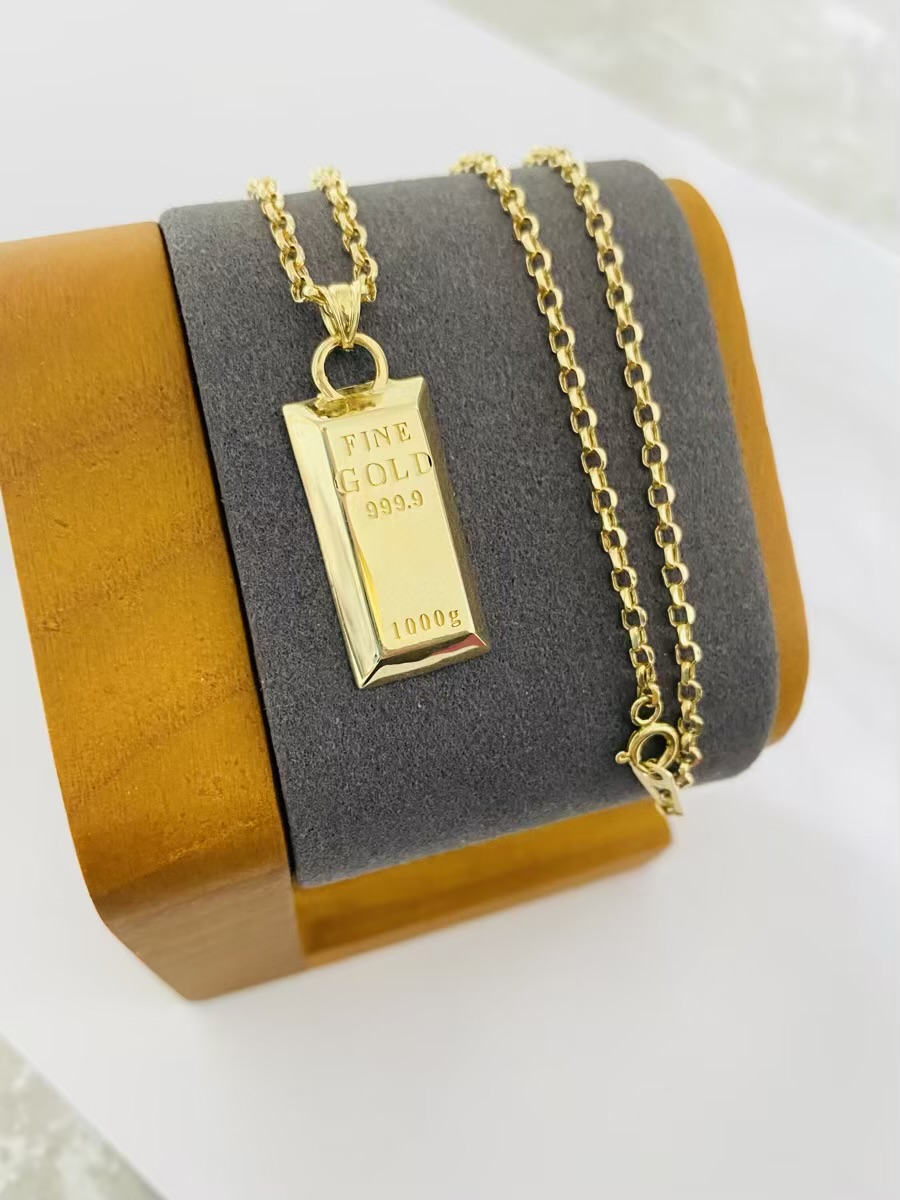 Fine 14k gold necklace 50cm 26Feb22