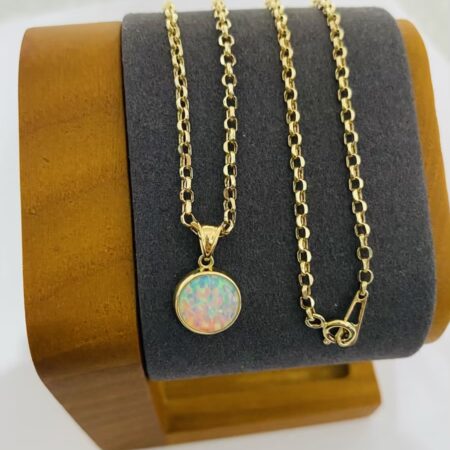 Fine 14k gold necklace 50cm 26Feb24