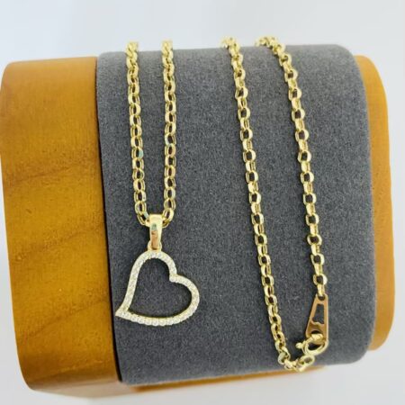 Fine 14k gold necklace 45cm 26Feb34