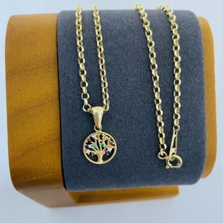 Fine 14k gold necklace 45cm 26Feb38