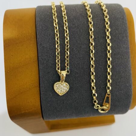 Fine 14k gold necklace 45cm 26Feb39