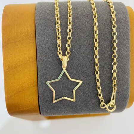 Fine 14k gold necklace 45cm 26Feb42