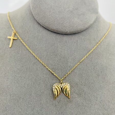Fine 14k gold necklace 45cm 26F45 11N0002