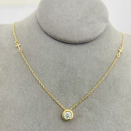 Fine 14k gold necklace  26F47 11N0052