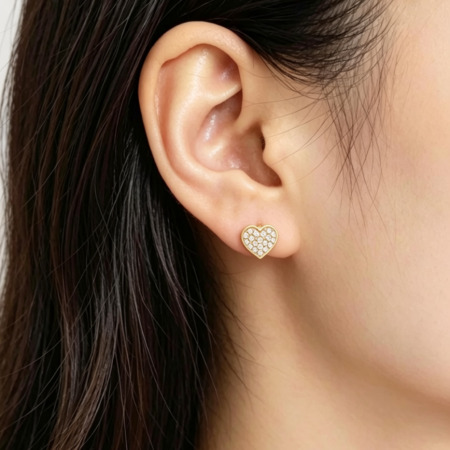 Fine 14k gold earrings  26F 15E0083
