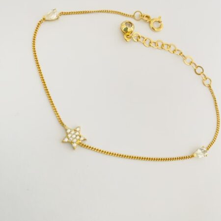 14k gold bracelet 25CTB16A