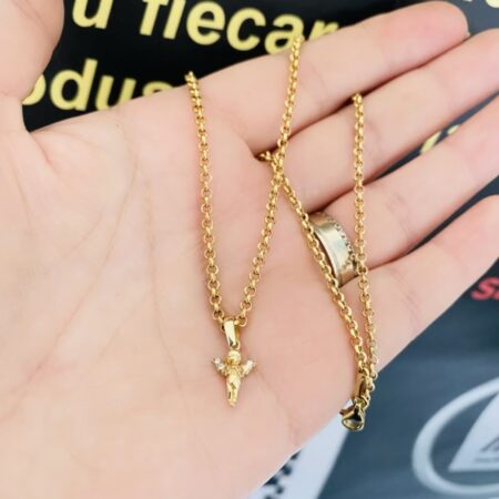 14k gold Chain and Pendant 25GUST10