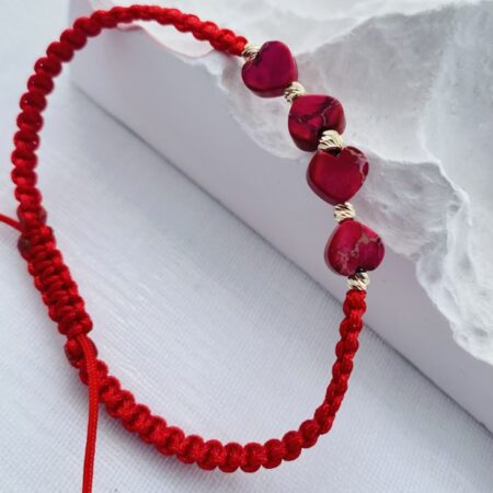 fine style 14k gold black 2.5mm beads , black 8mm with string bracelet NC-2-G15LP7B