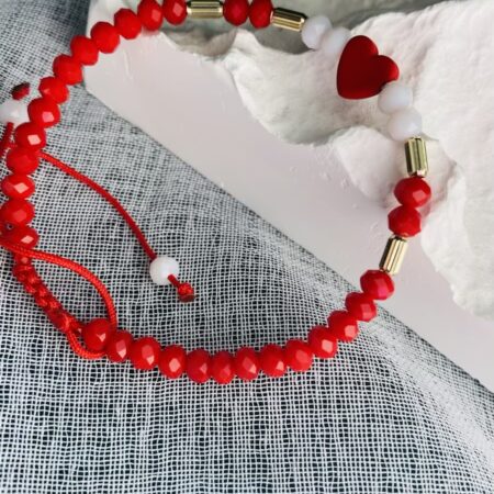 fine style 14k gold 5mm long and , black 4mm with string bracelet NC-2-G15LW