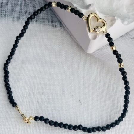 fine style 14k gold 3mm and 2mm and bracelet NC-2-G15LM