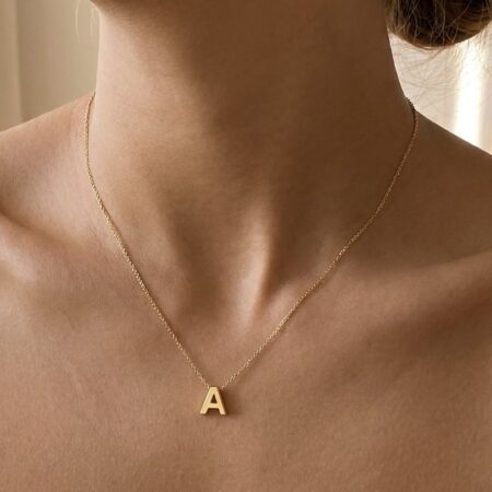 Fine 14k gold necklace 26APL00-12