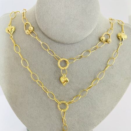14k gold necklace and bracelet “sold separately “ SSS