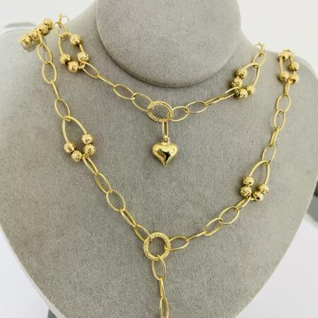 14k gold necklace and bracelet “sold separately “ SSS1