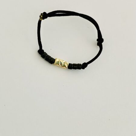 14k gold beads 5mm ajustabile ring  ADJR3
