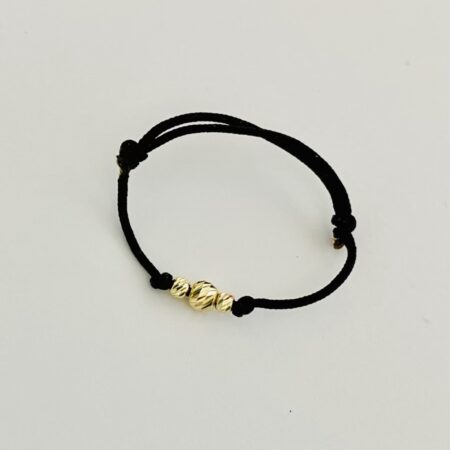 14k gold beads 2mm and 3mm ajustabile ring  ADJR1