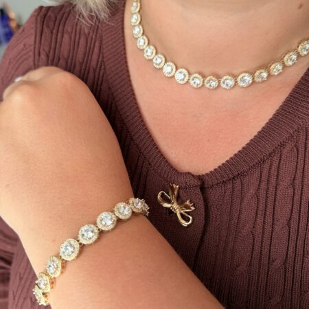 Stunning New 14k gold set “bought separately “ SV1R