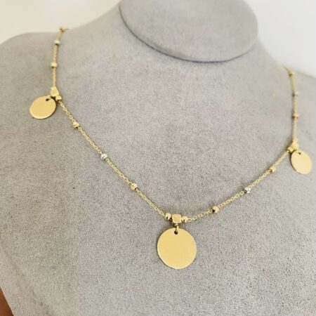 14k  gold  Chain and Pendant 25OCTB029C
