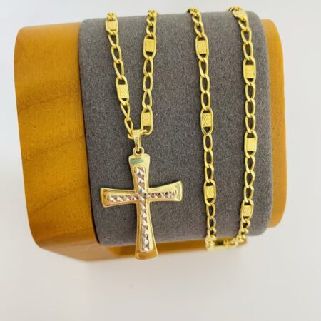 14k  gold  Chain and Pendant AND01