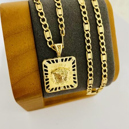 14k  gold  Chain and Pendant AND02