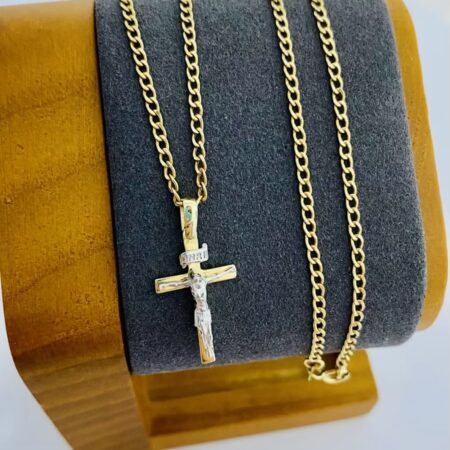 14k  gold  Chain and Pendant AND04