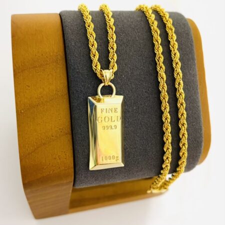 14k  gold  Chain and Pendant AND05