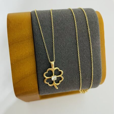 14k  gold  Chain and Pendant AND07
