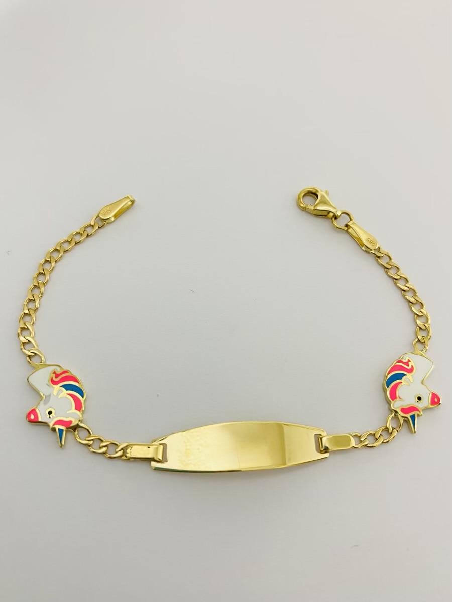 Fine 14k gold Kids bracelet MA2605