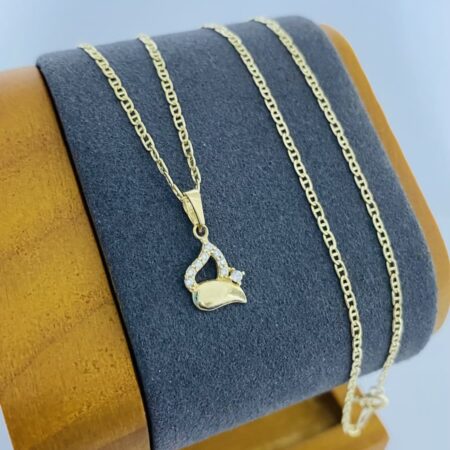 Fine 14k gold necklace 40cm 26MAY22