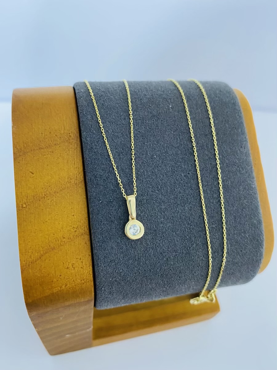 Fine 14k gold necklace 45cm 26MAY39