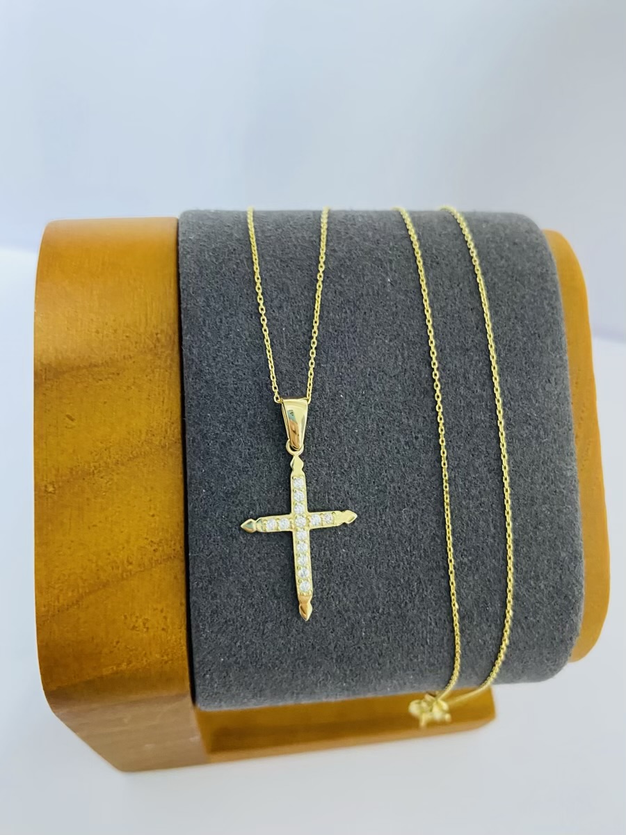 Fine 14k gold necklace 45cm 26MAY45