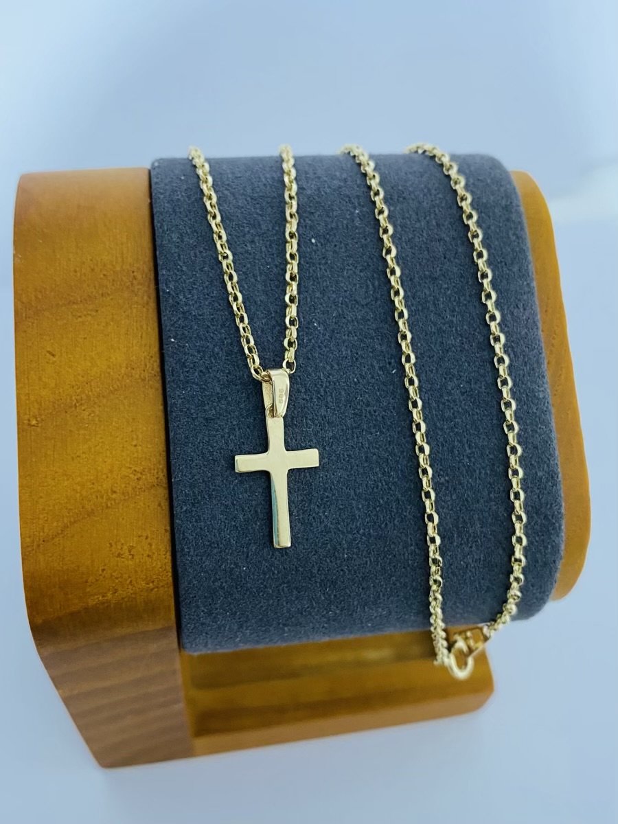 Fine 14k gold necklace 35cm 26MAY72