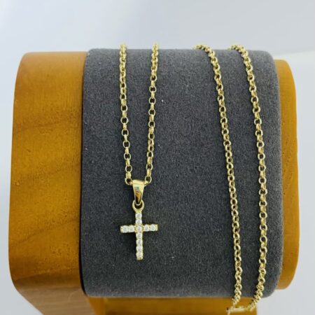 Fine 14k gold necklace 35cm 26MAY73