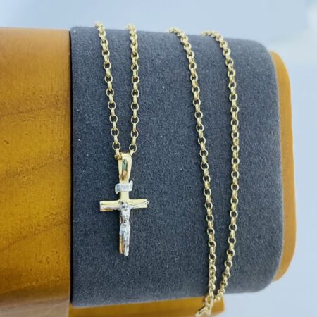 Fine 14k gold necklace 35cm 26MAY77