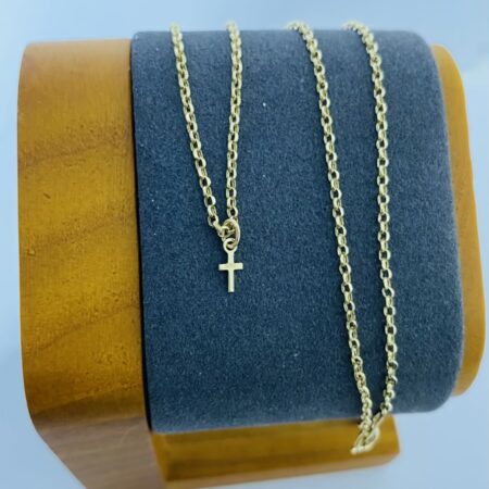 Fine 14k gold necklace 35cm 26MAY78