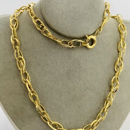 Fine 14k gold necklace 55cm 26MAY80AB