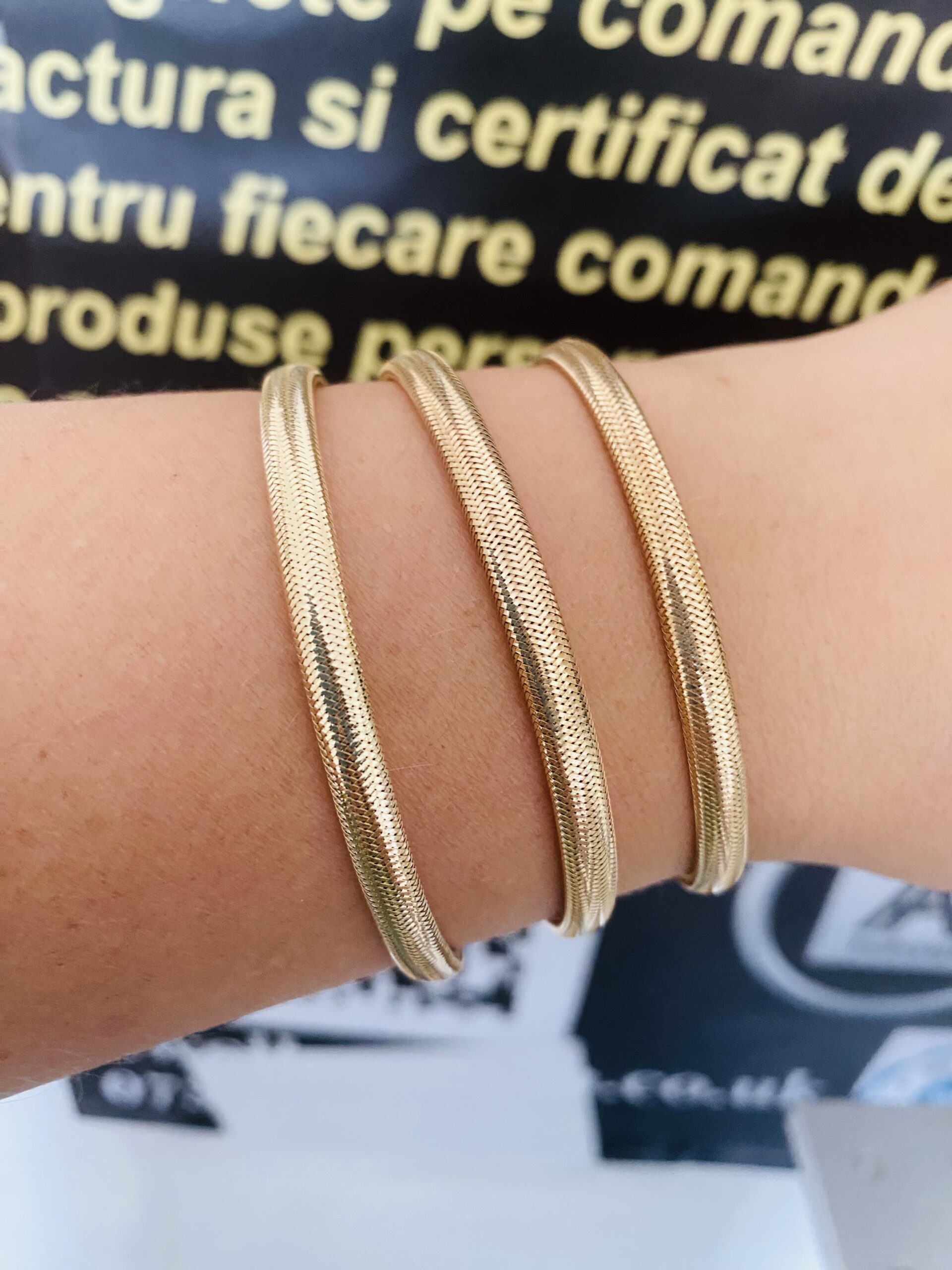 14k Gold Elastic Bracelet Brdcm34E